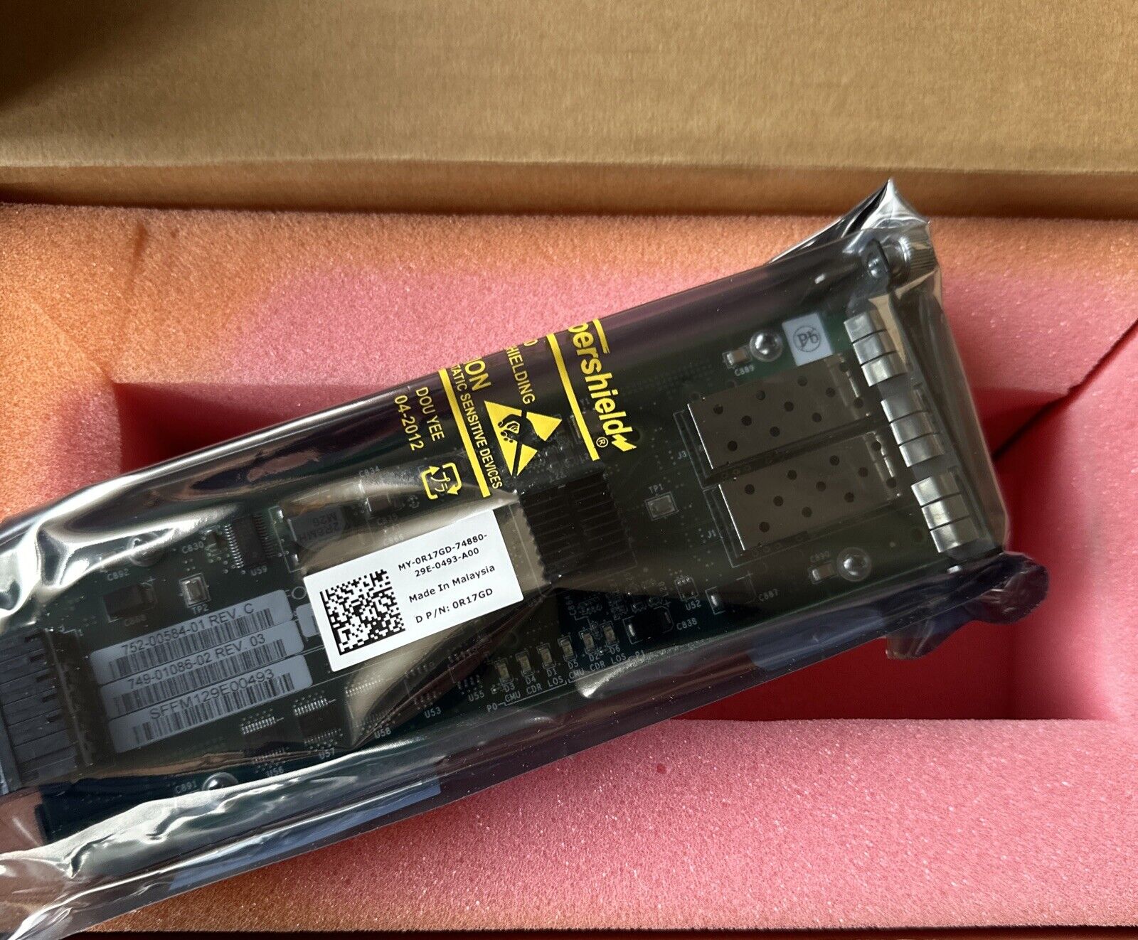 Brand NEW Force10 S60 2-Port 10Gbe SFP+ UPLINK Module Card✅Dell R17GD✅