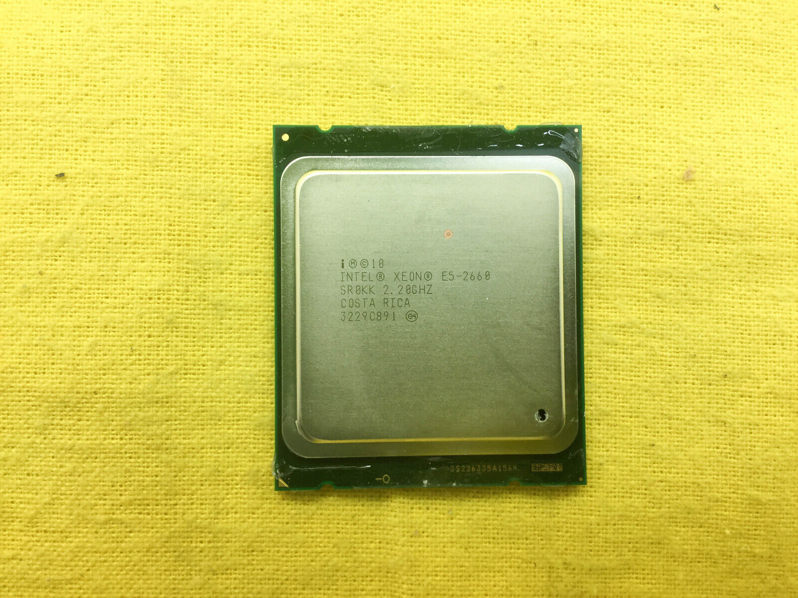 Pair of SR0KK Intel Xeon E5-2660 2.2GHz 20M 8GT/s LGA2011 CPU