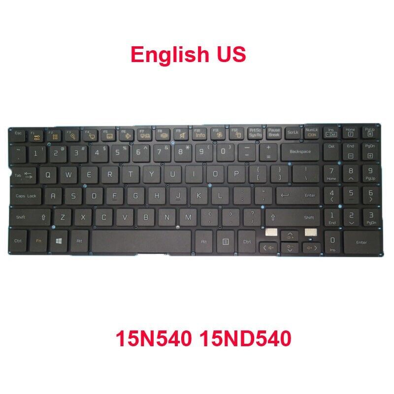 Keyboard For LG 15N540 15ND540 SG-59030-XUA SN5840 AEW73429833 Black English US