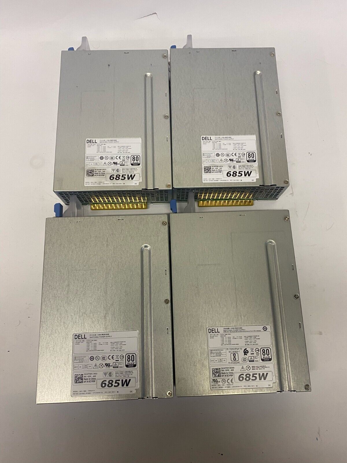 Used Lot of 4 Dell Hot Swap 685W  Server Power Supply
