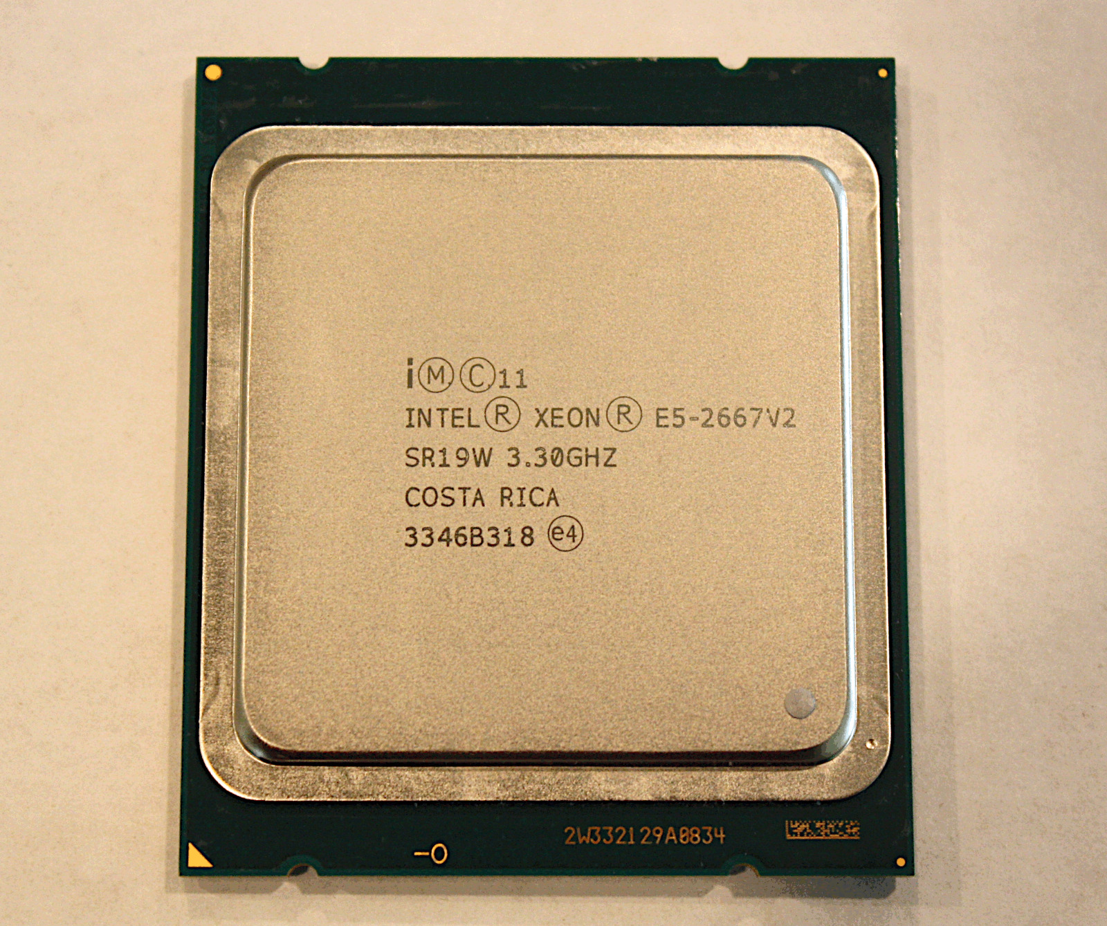 Intel Xeon E5-2667v2 8-Core 3.3GHz 25Mb 8.0GT/s FCLGA2011 CPU - SR19W - GRADE A