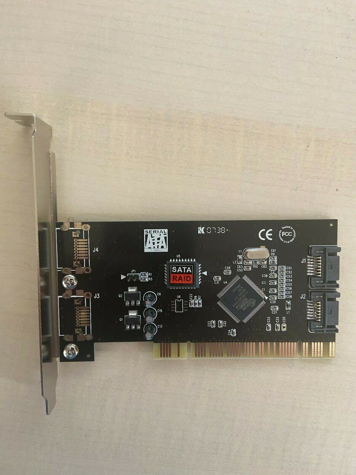 New 2 Ports SATA RAID PCI CARD