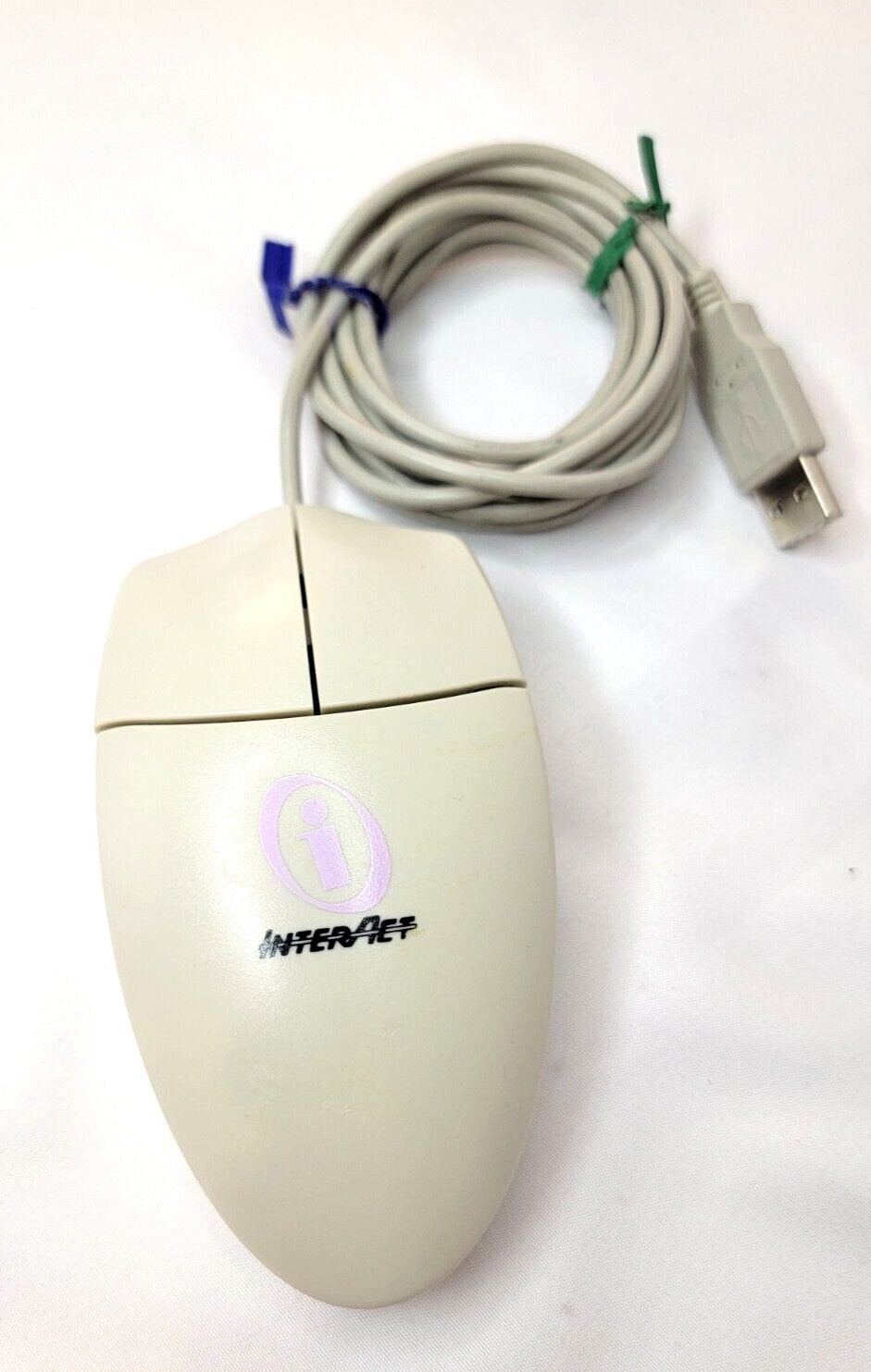 Vintage Inter Act Roller ball computer mouse - **WORKING*