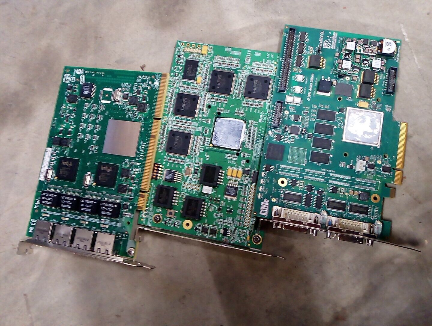 Mixed Lot Of 3x PCIe Boards - HFN-9630HXL -PWLA8494GTG1P20 - AS-FBD-1XCLD-2PE8