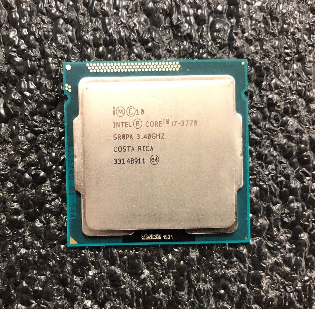 Intel i7 3770 Quad Core 3.40 Ghz Ivy Bridge Desktop Processor  LGA 1155