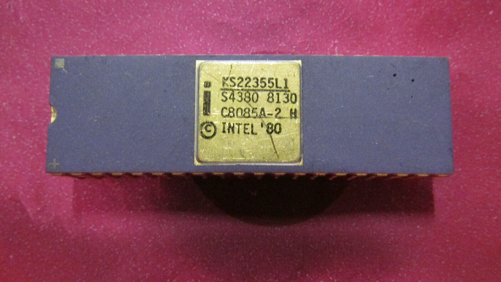 Vintage New Intel C8085A-2 5MHz MCS-85 Family IC/CPU/Processor Purple/Gold Lot 1