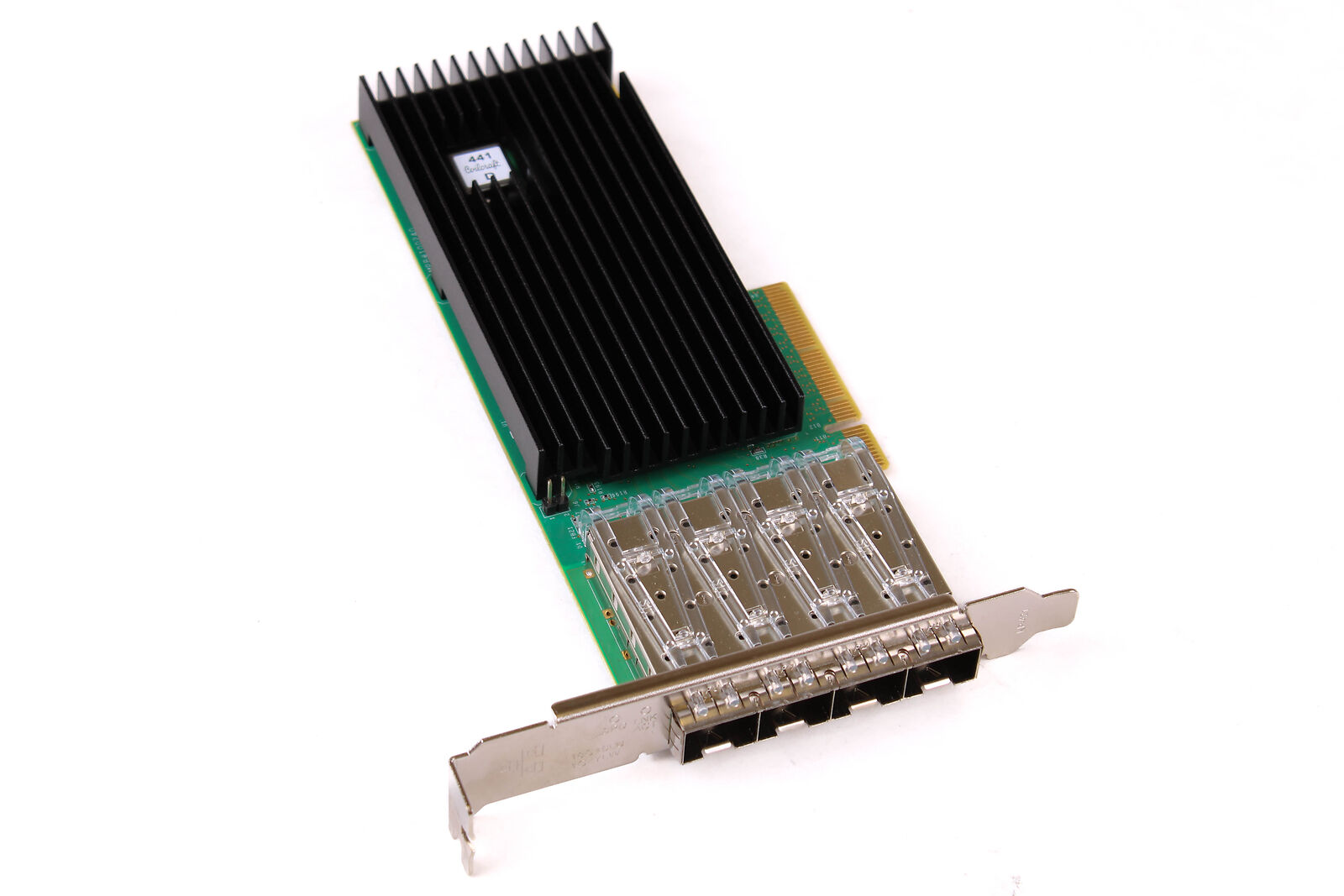 Dell Silicom Intel PE310G4I71LB-XR XL710 10Gb Quad Port Fibre Channel Card DTV7K