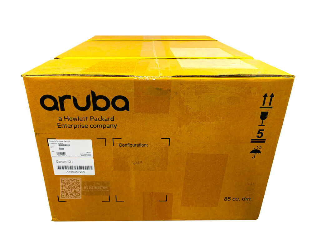 JL483A | CASE PACK 10X New Sealed HPE Aruba X474 4 Post Rack Mounting Kit
