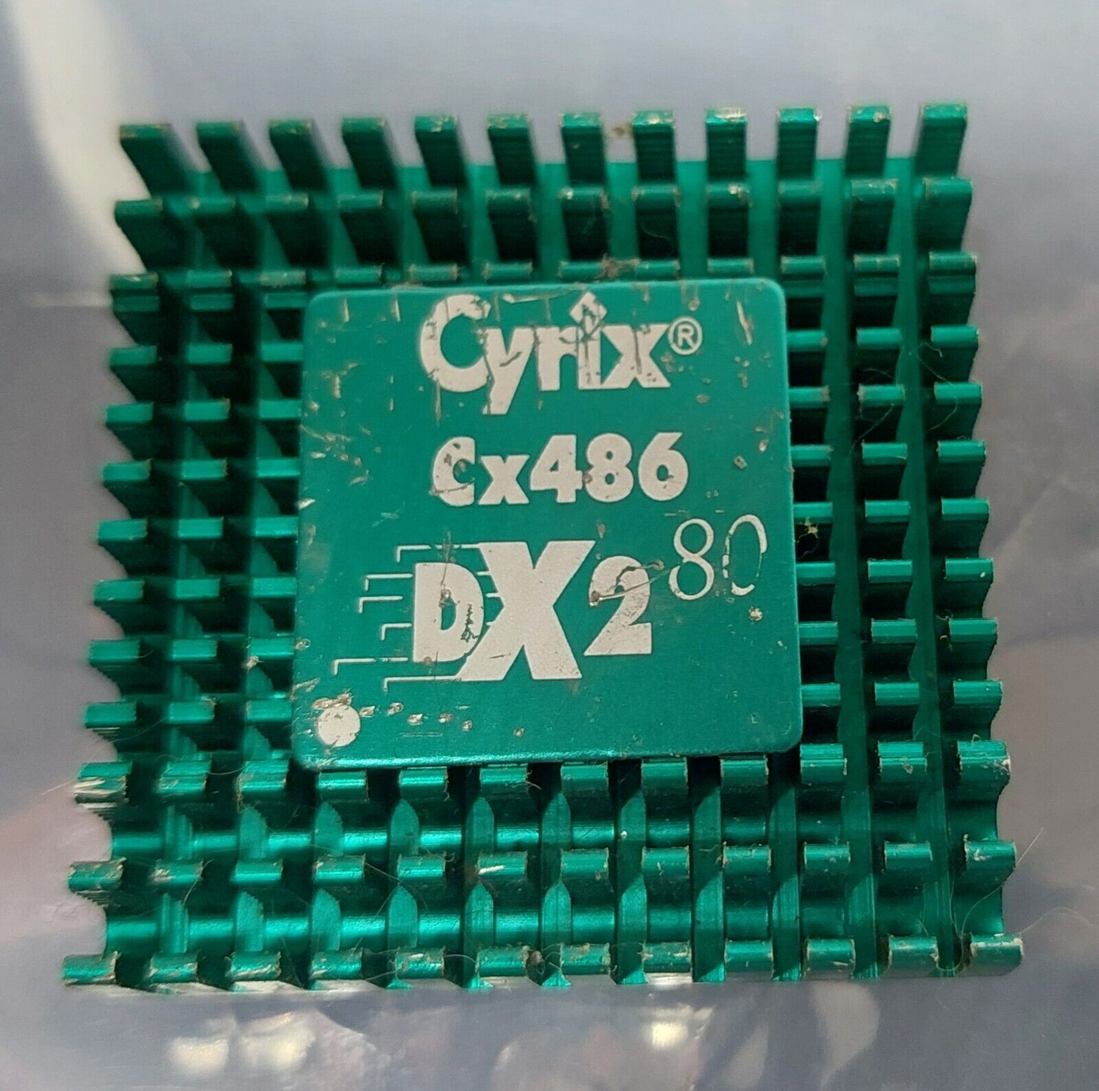 1993 Cyrix CX486 DX2-80 Processor Untested Gold Ceramic Vintage CPU 