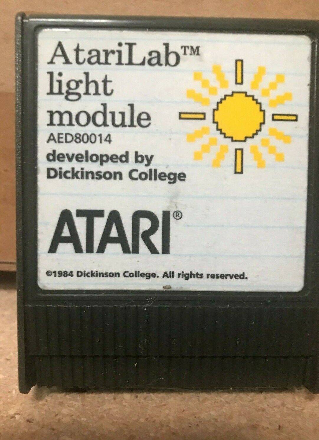 ATARILAB LIGHT MODULE  Cartridge AED80014 only 800/XL/XE NO BOX/NO MANUAL