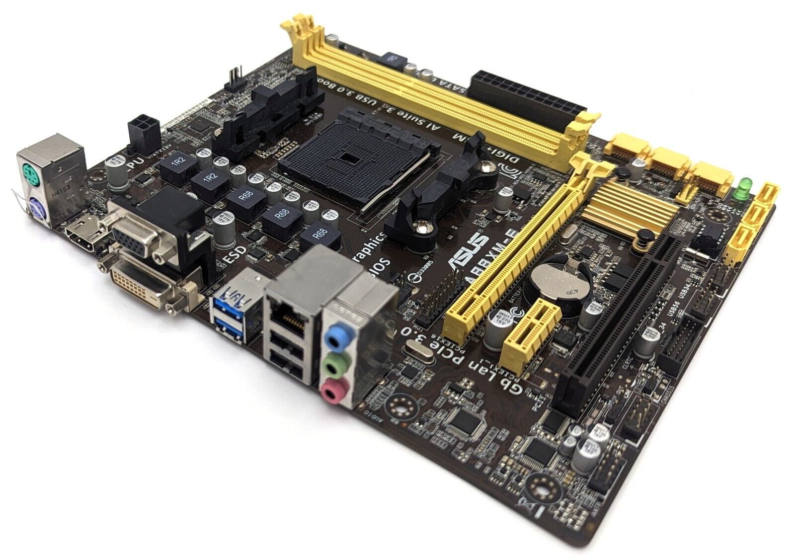 ASUS A88XM-E Socket FM2+ DDR3 SDRAM AMD A88X SATA 6Gb/s USB 3.1 mATX Motherboard