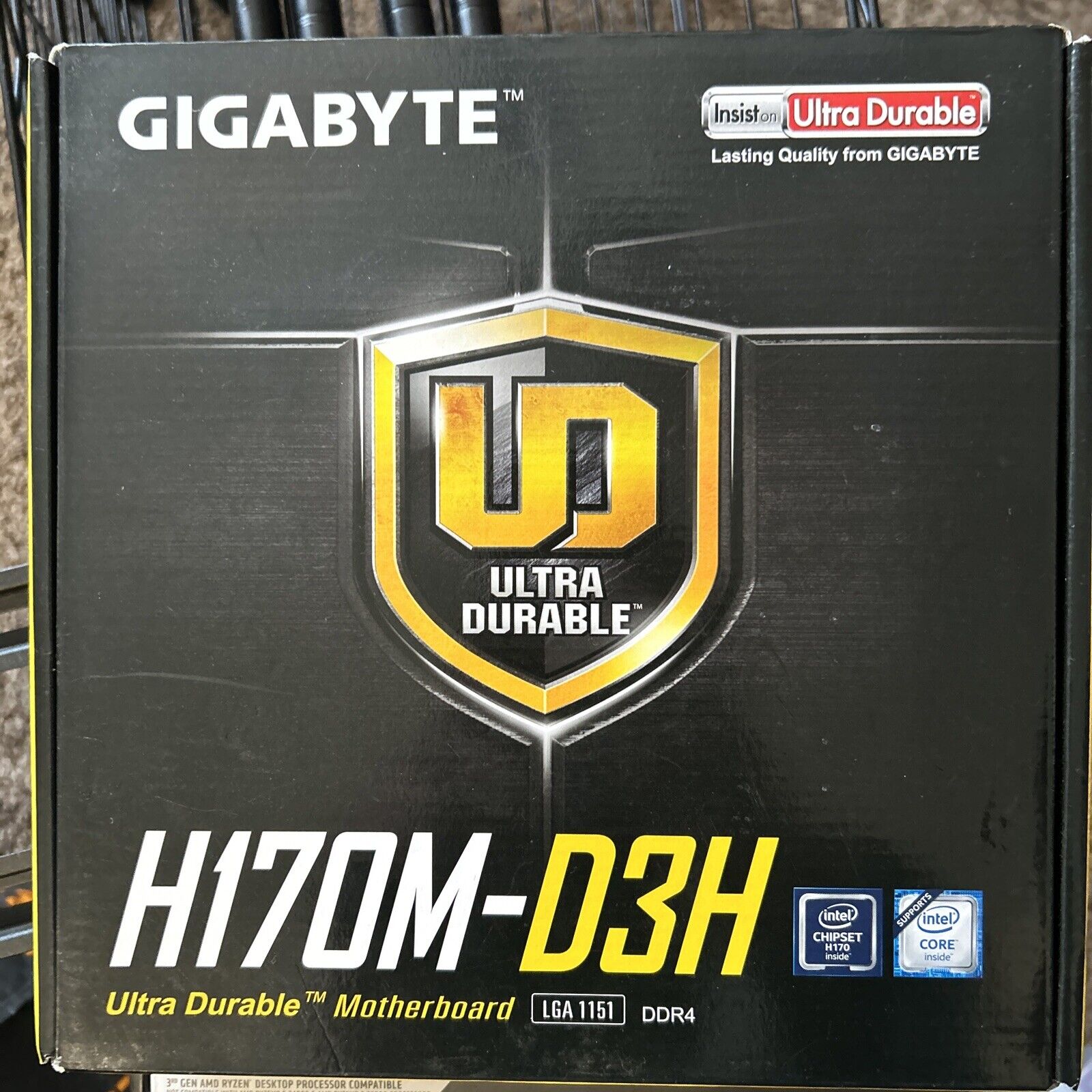 NEW GIGABYTE H170M-D3H MicroATX motherboard LGA1151 FREE Fast Shipping