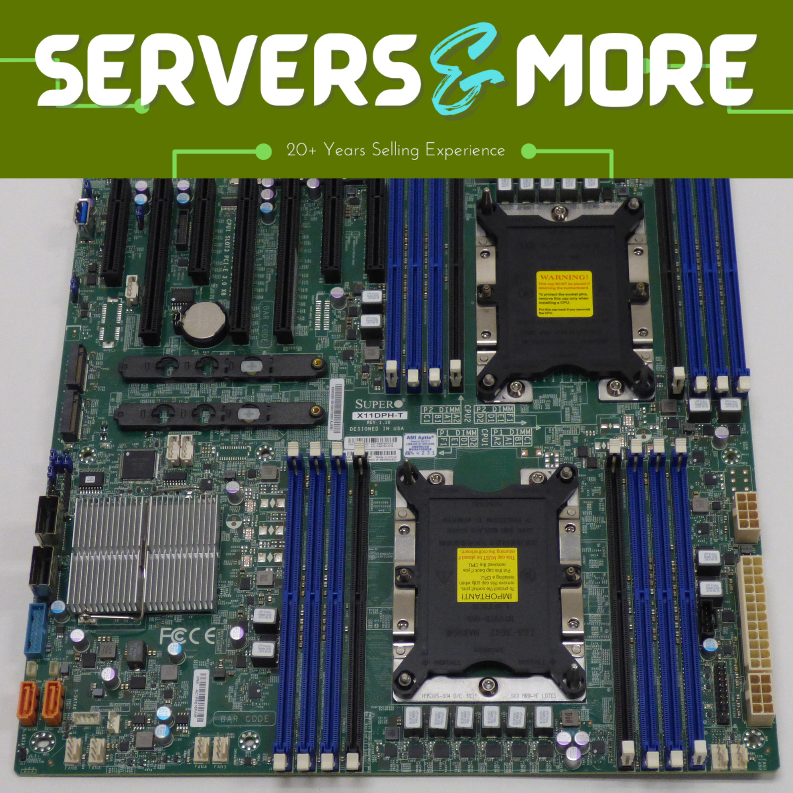LOT 10x Supermicro X11DPH-T Motherboard LGA3647 2nd Gen Xeon Scalable Processors