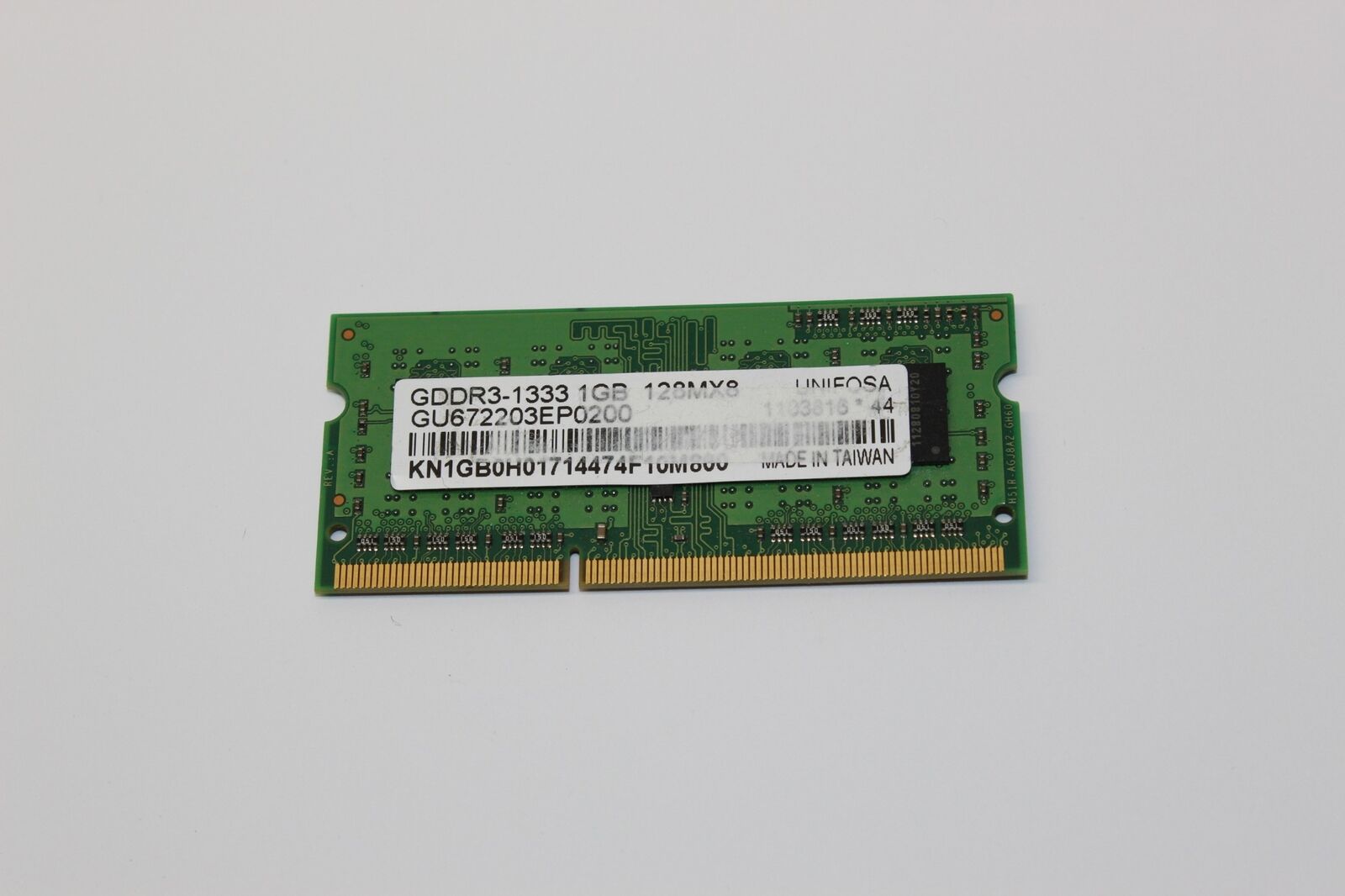 Unifosa GU672203EP0200 GDDR3-1333 1GB 128MX8 RAM Memory for Laptops