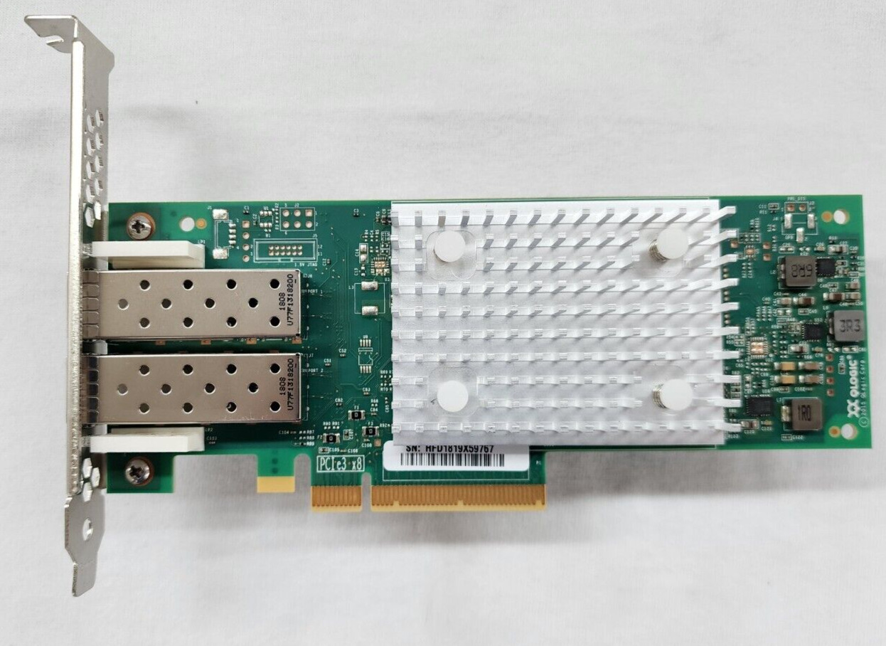 QLogic QLE2692-SR 2-Port 16GB FC PCIe Host Bus Adapter HBA Card
