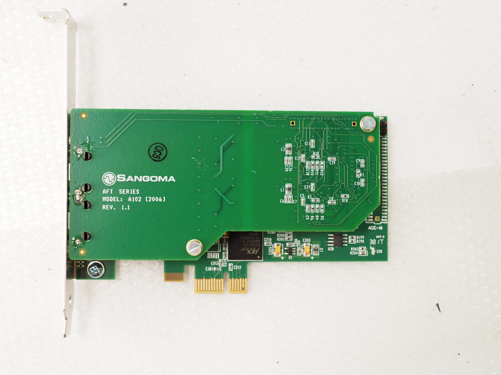 Sangoma AFT Series A102 Rev 1.1 Full Height PCIe Dual Port Interface Card