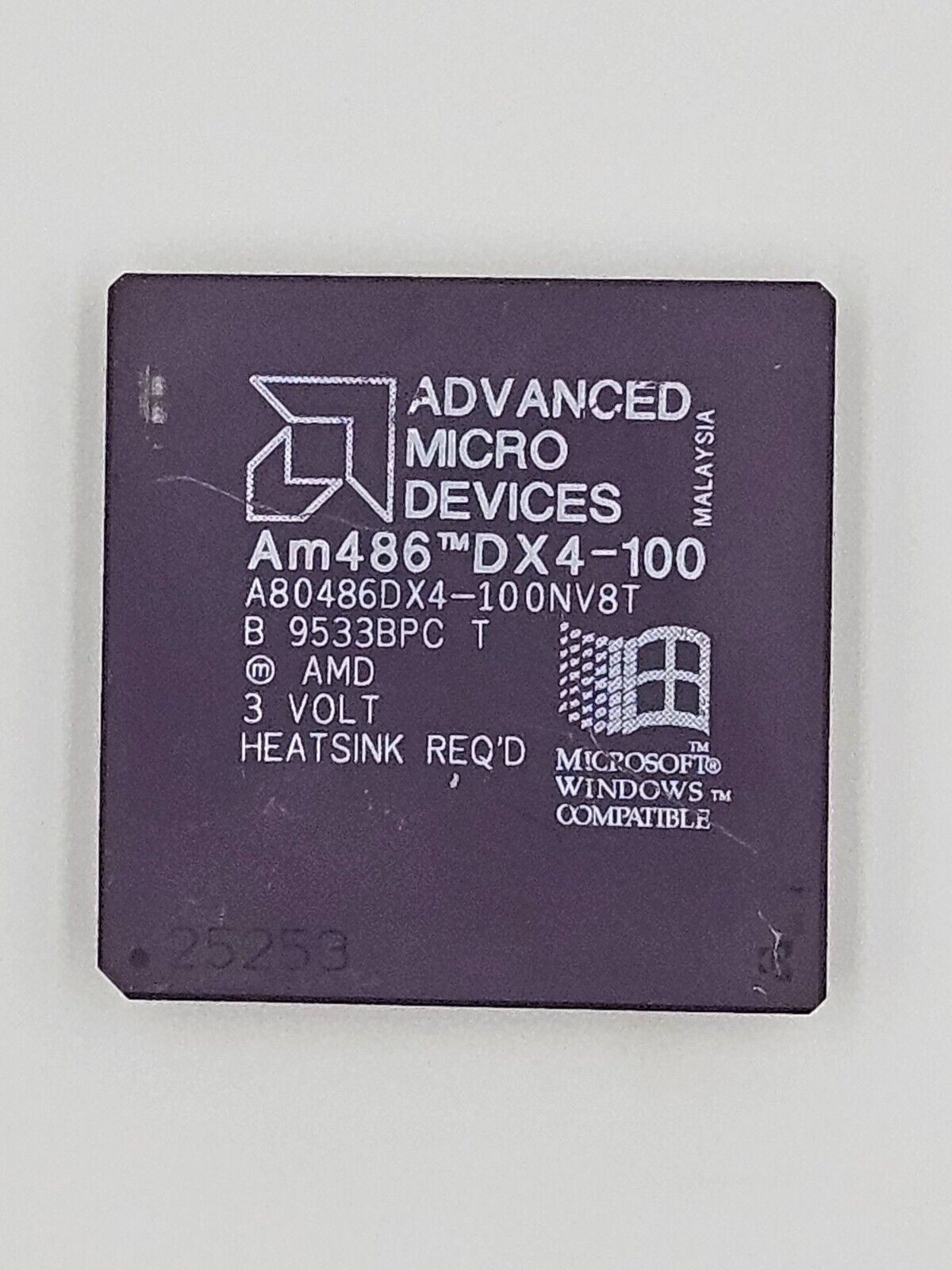 AMD A80486DX4-100NV8T Am486 DX4-100 - Socket PGA168 - 100MHz CPU