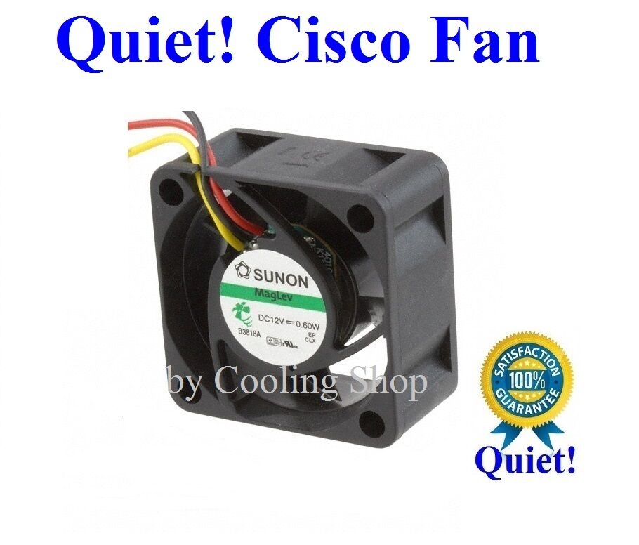 1x Quiet Replacement Fan for Cisco SG500X-48P (18-dBA Noise Sunon fan)