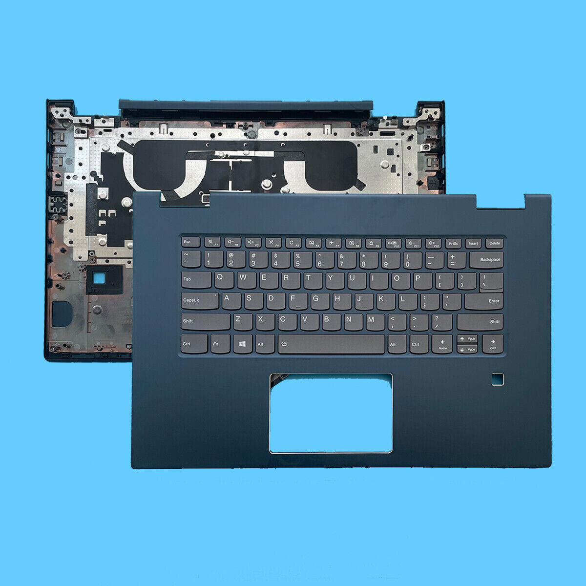 For Lenovo YOGA 730-15IWL 730-15IKB Palmrest Backlit Keyboard AM27G000A10