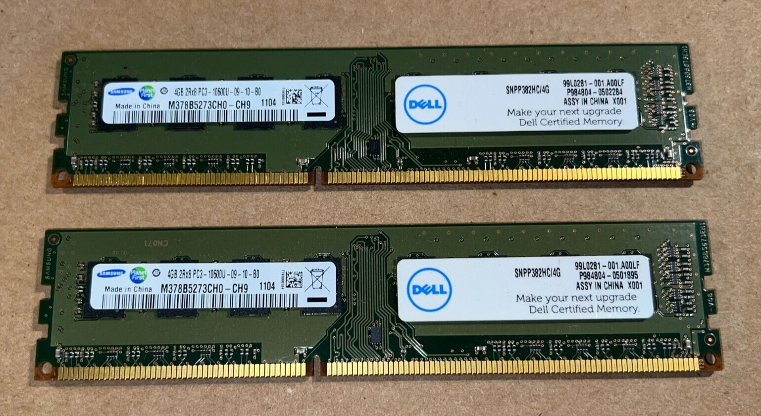 Dell (4X2) 8GB DIMM PC3-10600 SDRAM Memory (SNPP382HC4G)