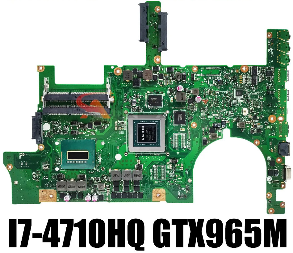 G751jl Laptop Mainboard For Asus G751j G751jy I5 I7 Cpu Gtx965m-v2g Gpu Tested