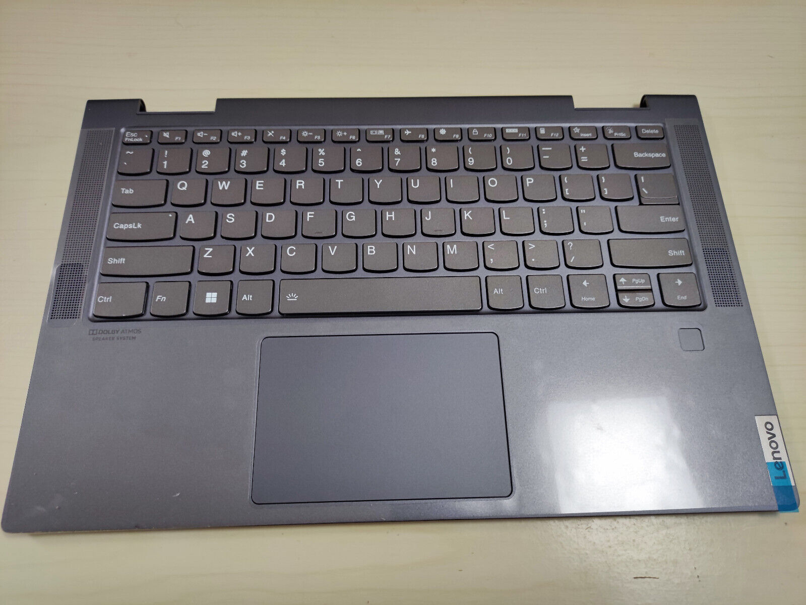 5CB1A16231 Upper Case W/ Keyboard Palmrest for Lenovo IdeaPad Yoga 7-14ITL5 82BH