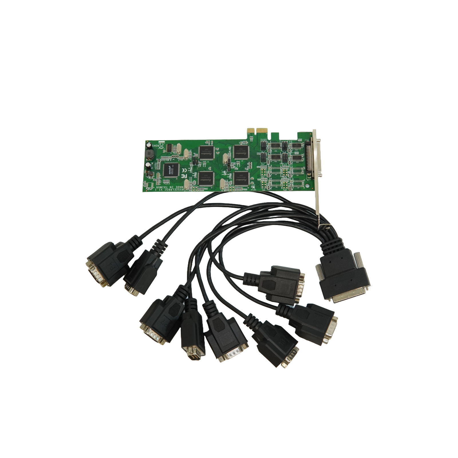 StarTech 8-Port RS-232/RS-422/RS-485 Serial COM Port Adapter Card PEX8S232485