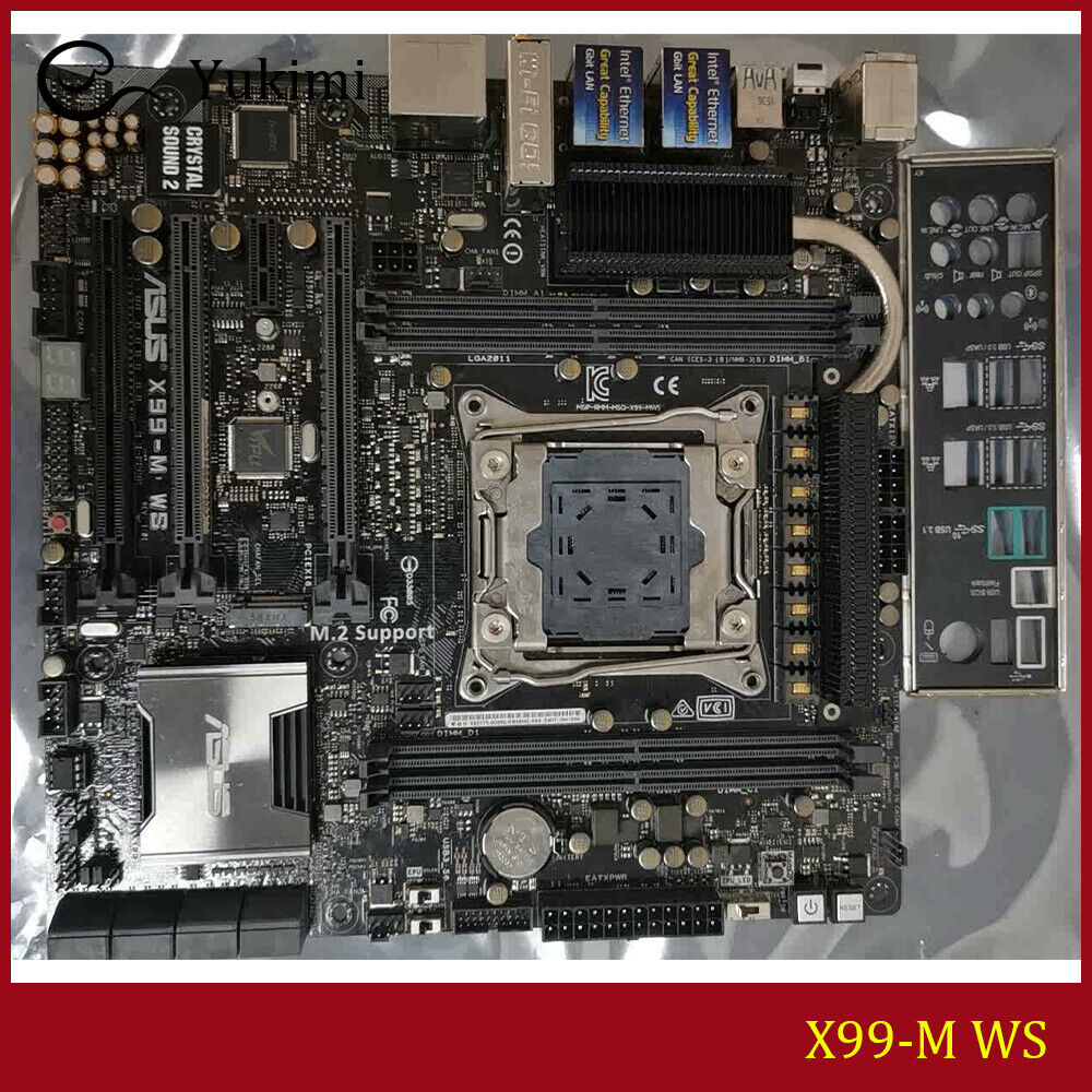 FOR ASUS X99-M WS 64GB LGA 2011-V3 DDR4 Micro ATX Motherboard