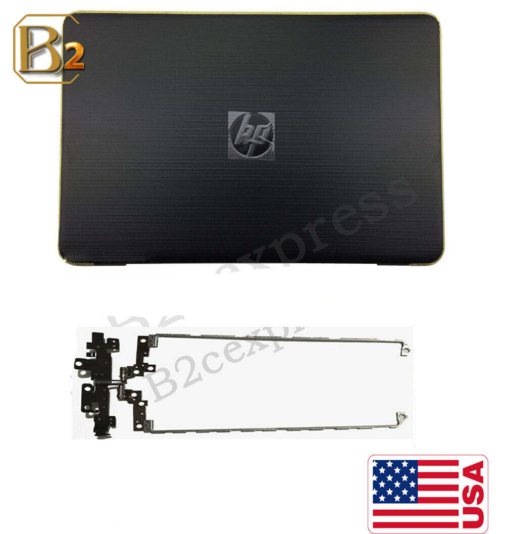 New HP 17-X 17-Y 17X 17Y LCD Back Cover Case 46008C0C000150 856585-001+Hinges