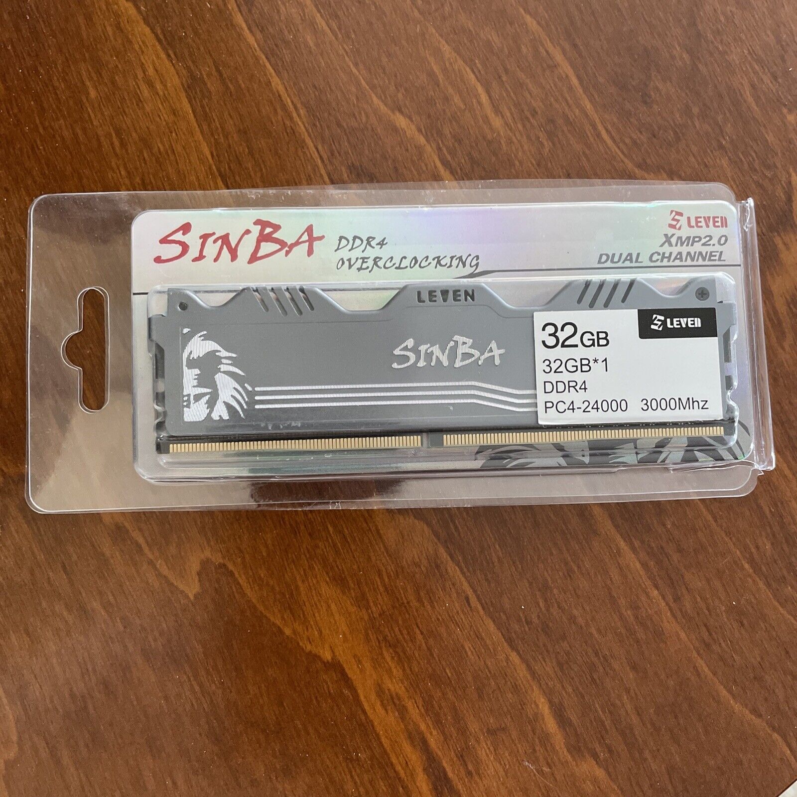 LEVEN SINBA 32GB (32GBx1) DDR4 XMP2.0 3000MHZ PC4-24000 Overclocking Gaming