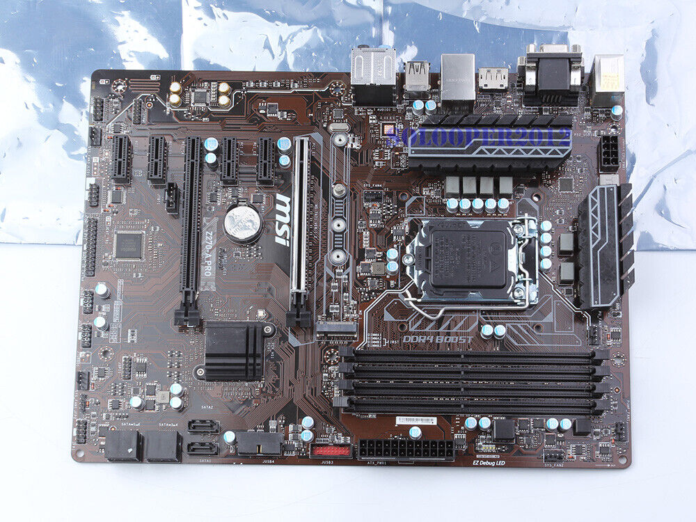 MSI Z270-A PRO LGA 1151 Motherboard Intel Z270 DDR4 ATX SATA 6Gb/s USB 3.1