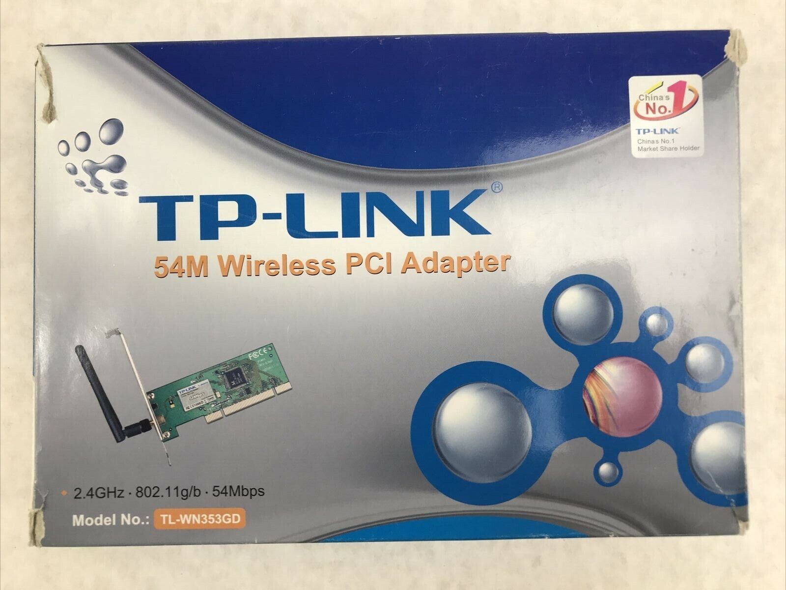 TP-Link 54M Wireless PCI Adapter TL-WN3533GD