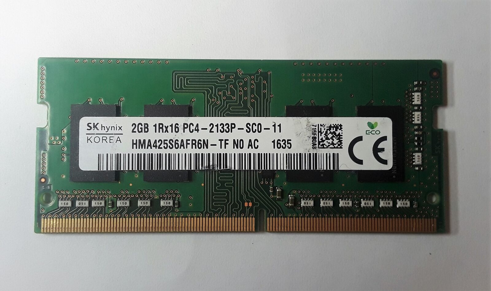 SK Hynix 2GB 1Rx16 PC4-2133P HMA425S6AFR6N-TF N0 AC MEMORY RAM 60 DAYS WARRANTY