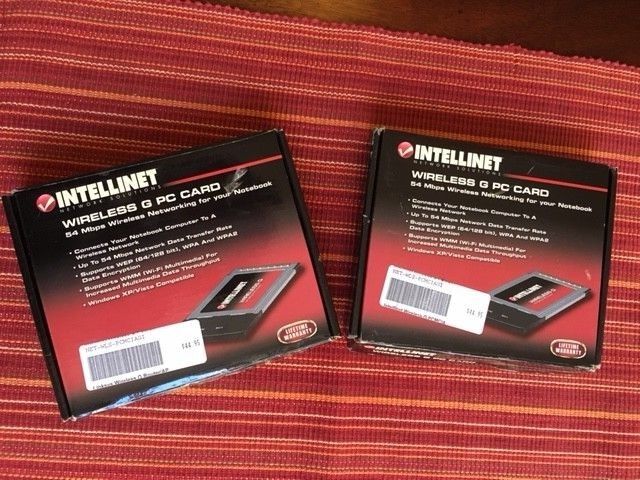 Intellinet Wireless G PC Card (Lot of 2) (New)