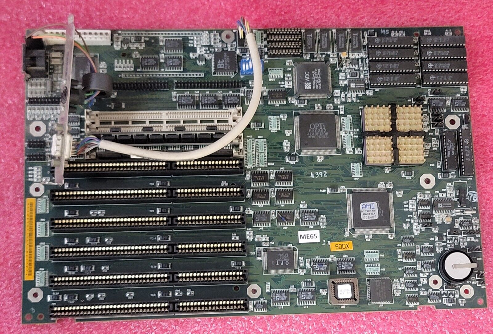 Dell Motherboard, 80486 486DX2 50MHz CPU & 8MB, VGA, RAM DOS Retro Gaming #ME65