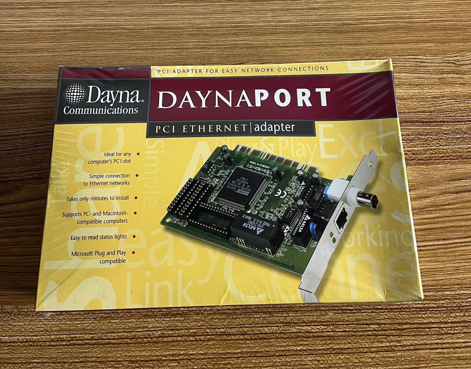 Dayna Communications DAYNAPORT PCI Ethernet Adapter DP1201 - New Sealed In Box