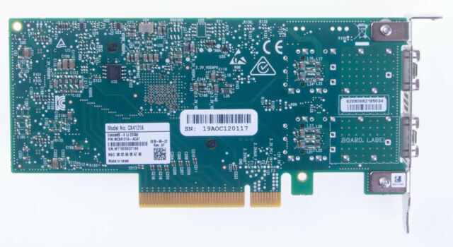 Mellanox ConnectX-4 (MCX4121A-ACAT) Dual-Port Network Adapter Card