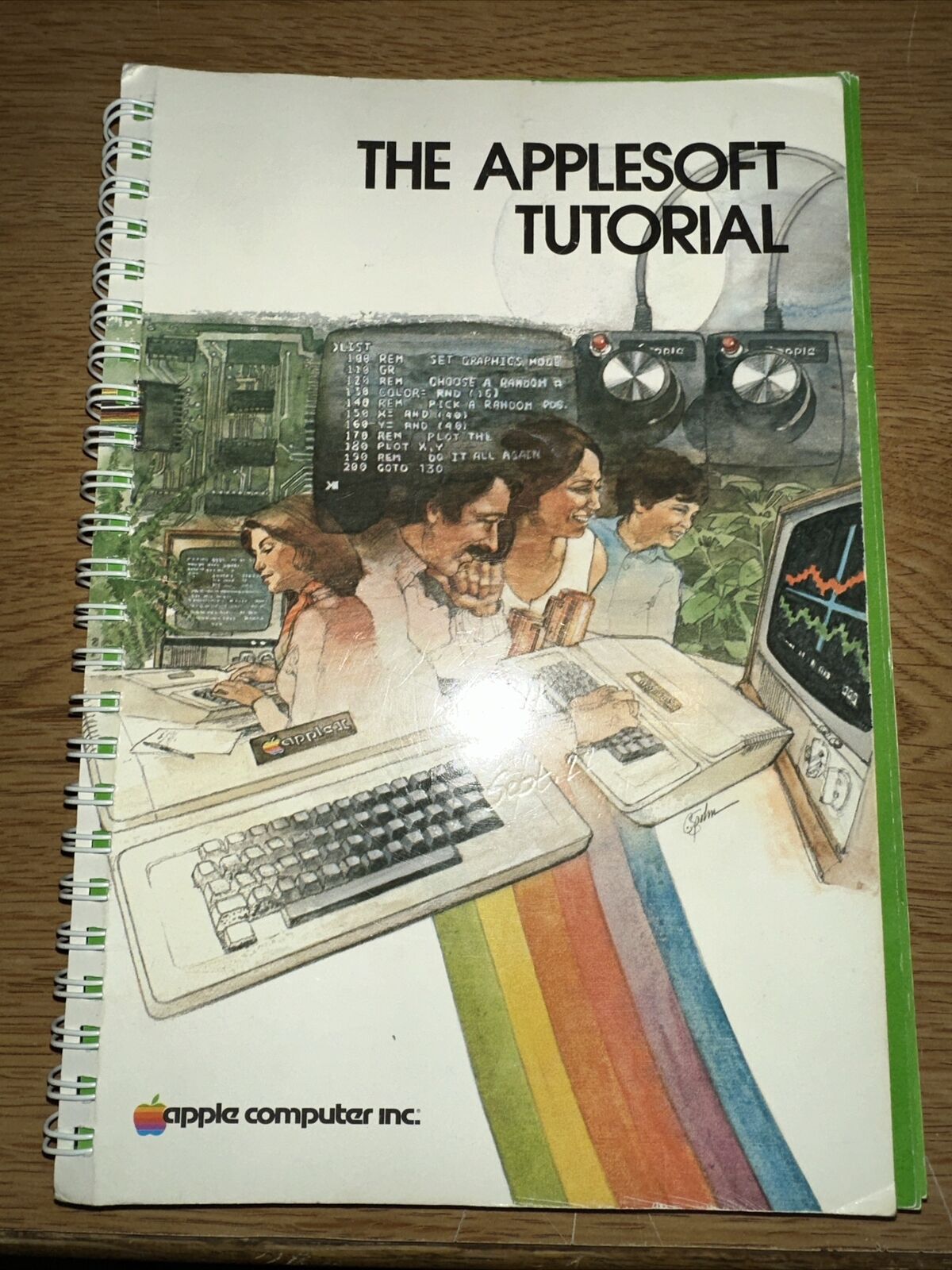 Vintage -The Applesoft Tutorial   Apple II Basic Programming Manual--Paperback