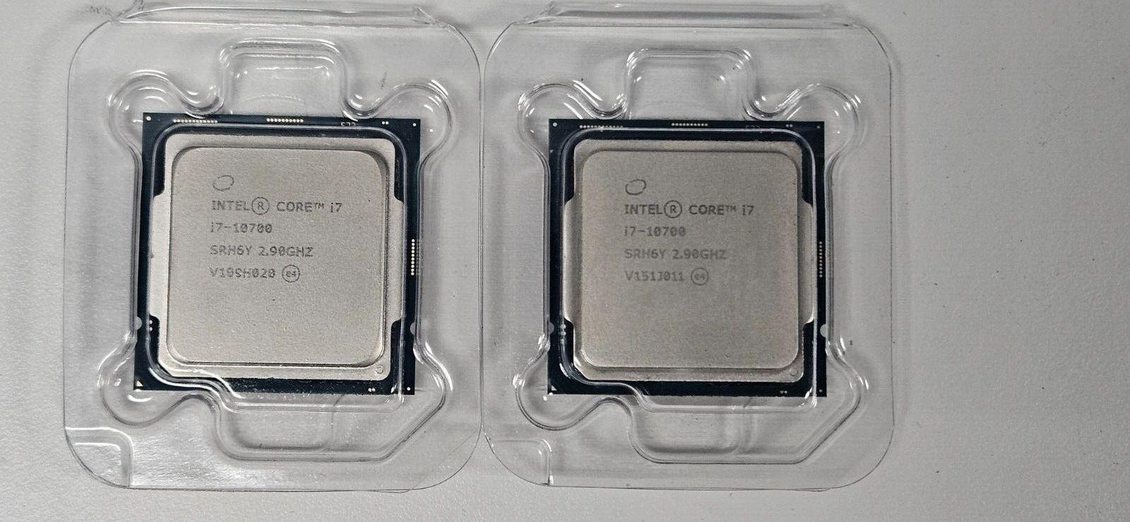 Lot of 2 Intel Core i7-10700 4.70 GHz Comet Lake SRH6Y Processors- For Charity