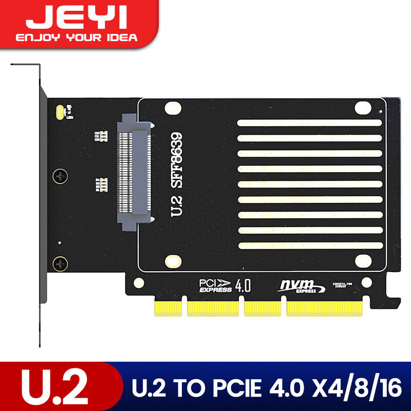 JEYI U.2 to PCIe 4.0 Adapter, NVMe 2.5