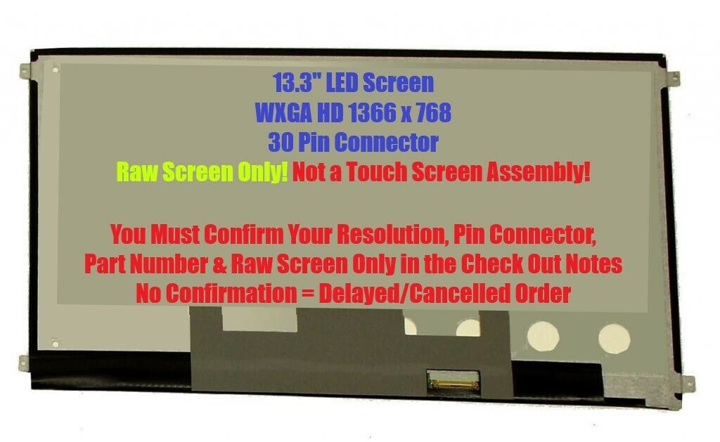 HP 737697-001 LAPTOP LED LCD Screen LP133WH1(SP)(B1) TP CONNECTOR 13.3\