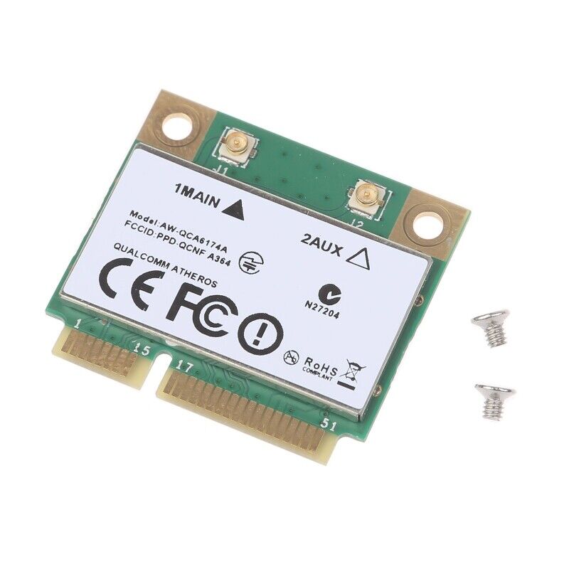 QCA6174 Ethernet Adapter Mini PCI-E Wireless Card 1200Mbps