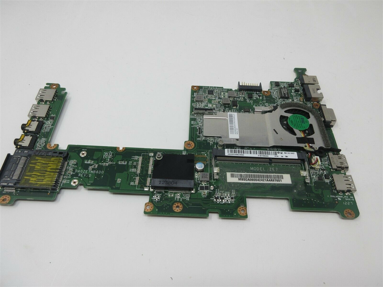 Acer Aspire One D270 Laptop Motherboard,DA0ZE7MB6D0,Intel Atom N2600 CPU