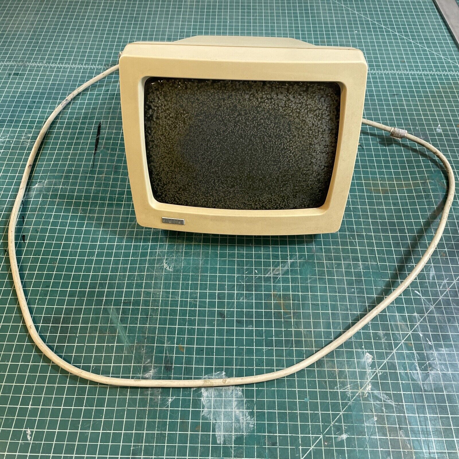 Vintage DEC Digital VR201 Computer Monitor AS IS Untested. Parts And Repair