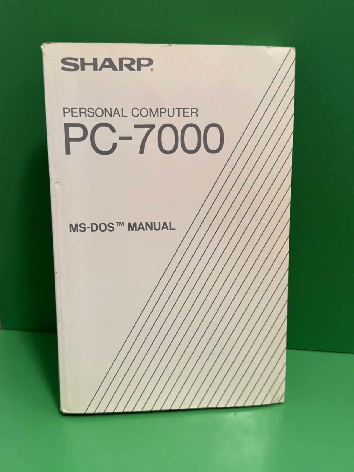 Vtg 1985 Sharp Personal computer PC-7000 MS Dos Operation Manual 