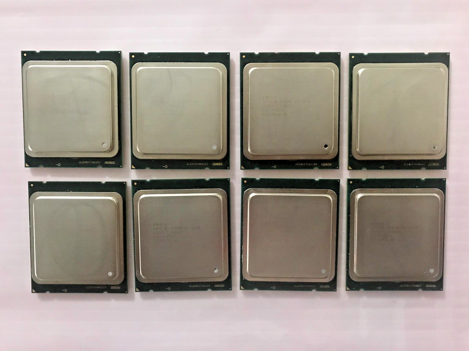 Lot of 8 Intel Xeon E5-2640 2.50GHz SR0KR Server CPU Processor