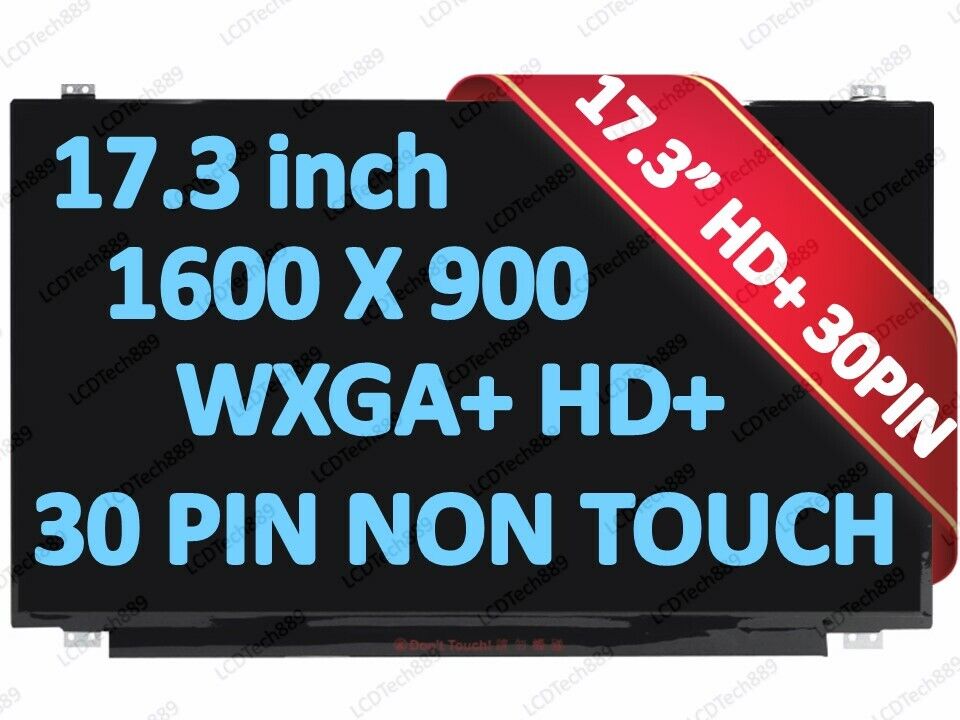 17.3LED LCD Screen 1600X900 For HP 17-X061NR 17-X051NR 17-X020NR eDP 30PIN Slim