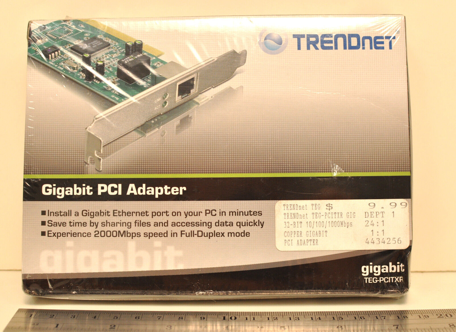 Trendnet TEG-PCITXR Gibabit PCI Network Adapter New