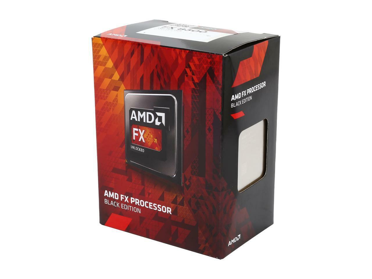 AMD FX-8300 FX 8300 FX8300 3.3 GHz Eight-Core 8M Processor Socket AM3+ CPU 95W