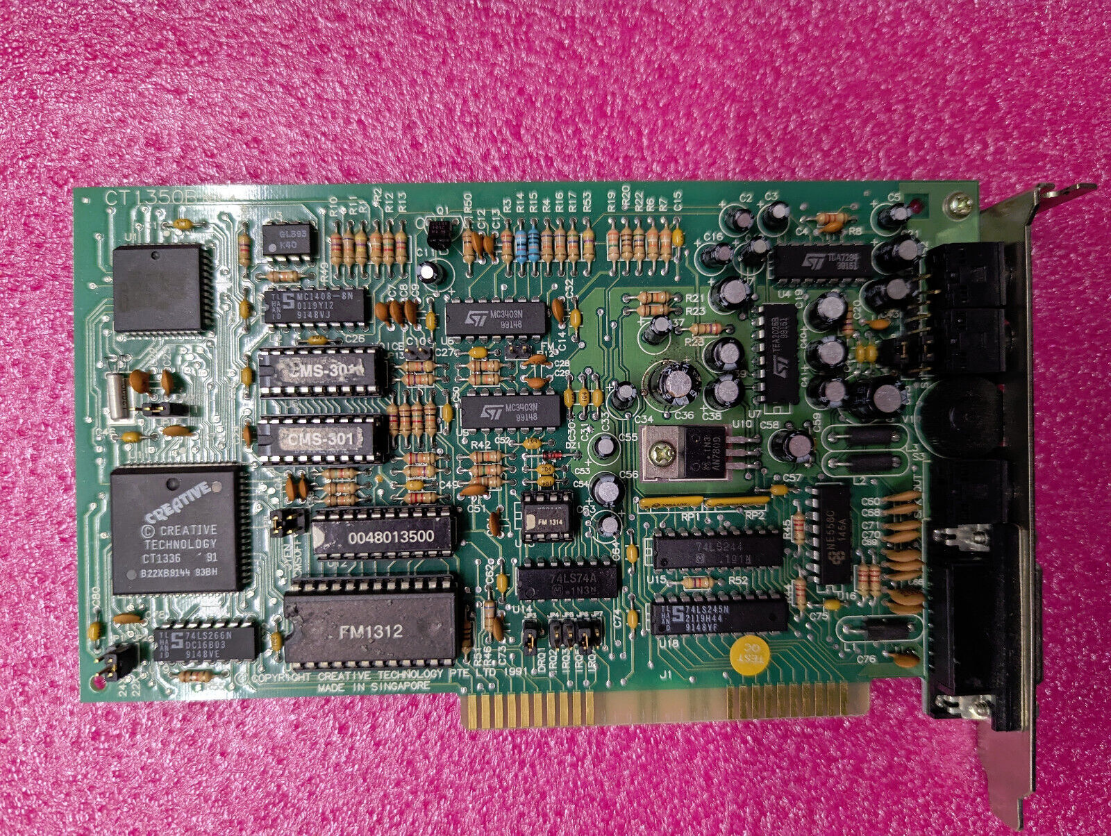 Creative Sound Blaster CT1350B 8-Bit Retro PC Gaming Sound Card